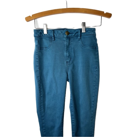 AMERICAN EAGLE BLUE/GREEN JEANS E9 - Picture 2 of 4